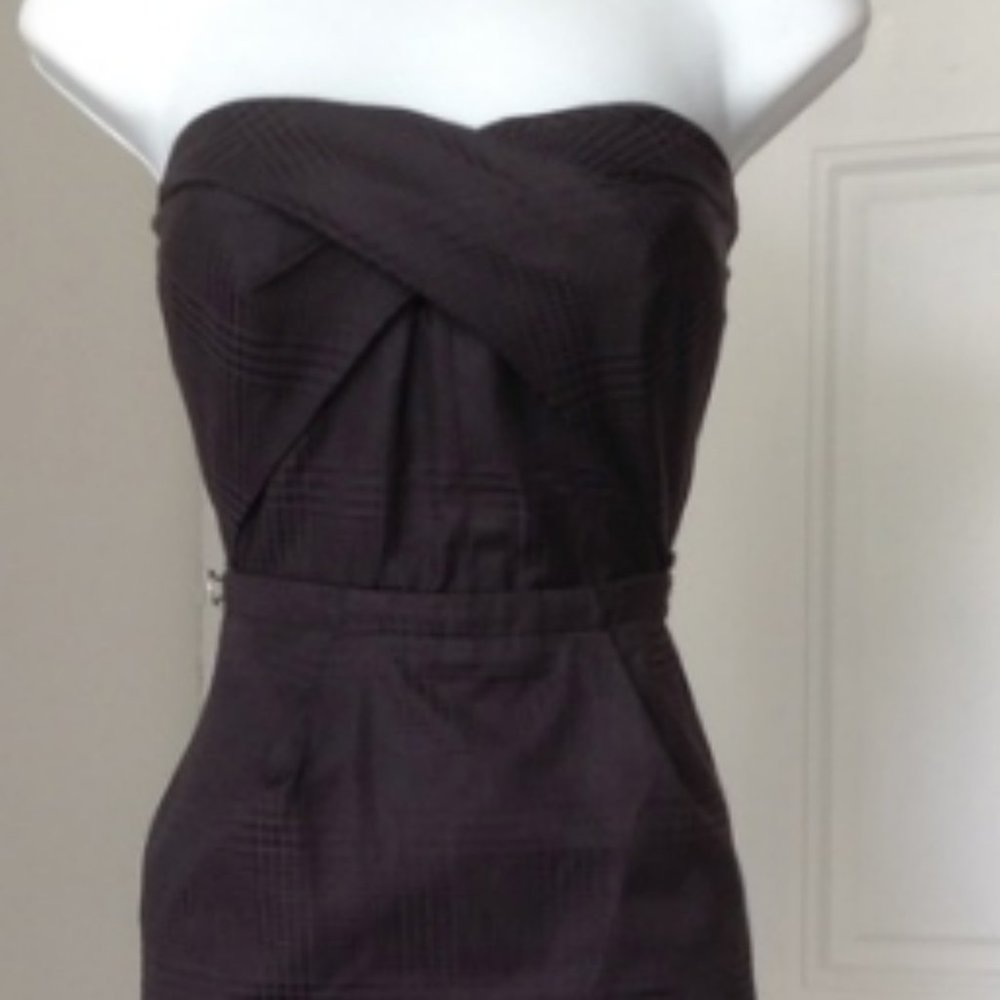 Banana Republic Black Strapless Dress